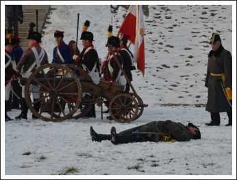 Csata a havas Tisza-parton (fotó: Horváth Zsombor)