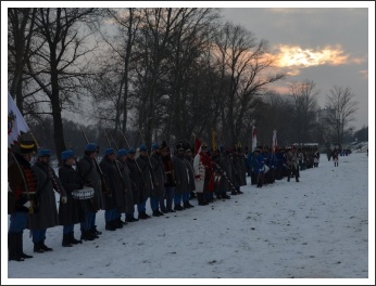 Csata a havas Tisza-parton (fotó: Horváth Zsombor)
